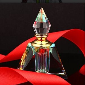 Vintage Egyptian Perfume bottle Decor Refillable Mini Empty Potions Glass 3ML